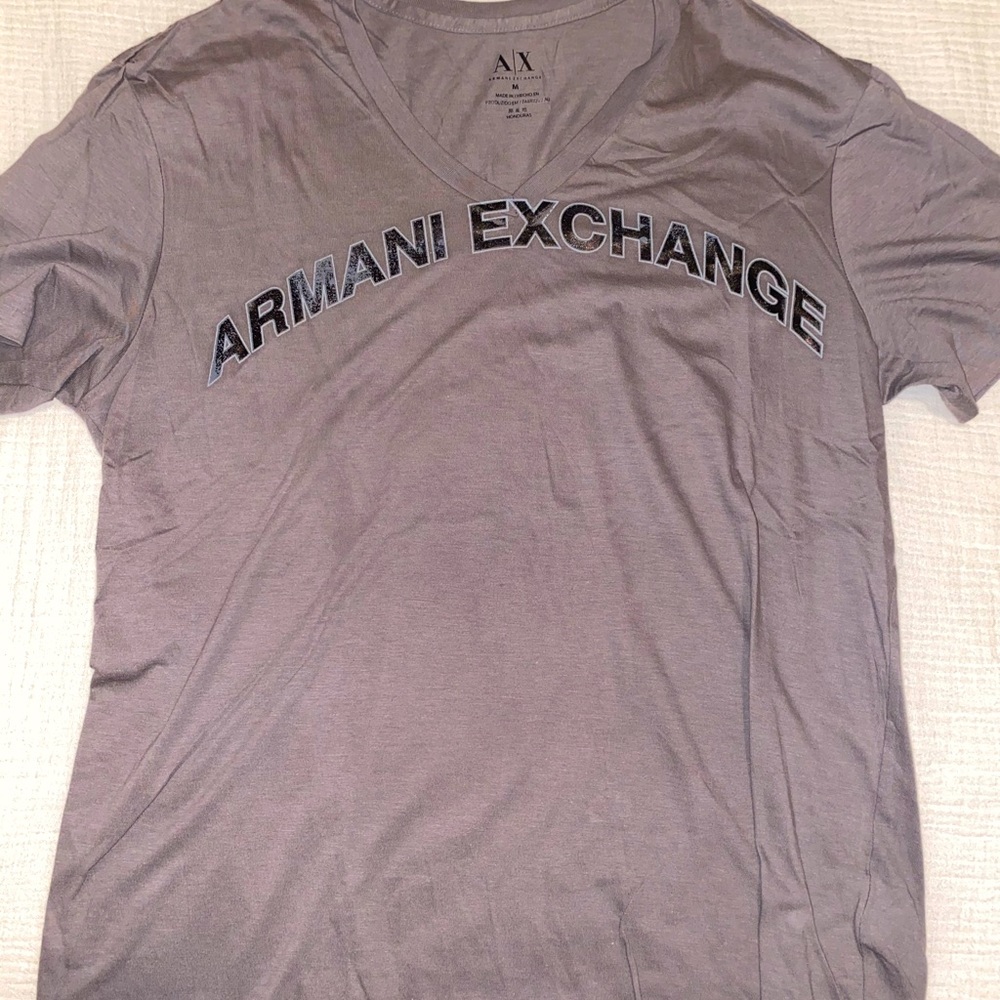 Gray Armani Exchange t-shirt